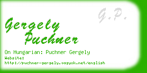 gergely puchner business card